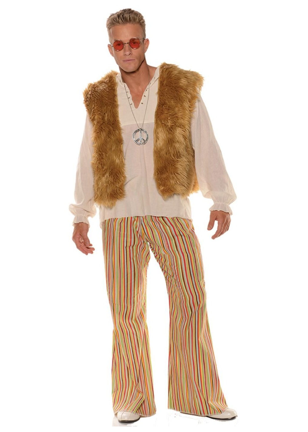 Groovy Guy 60s Hippie Mens Costume