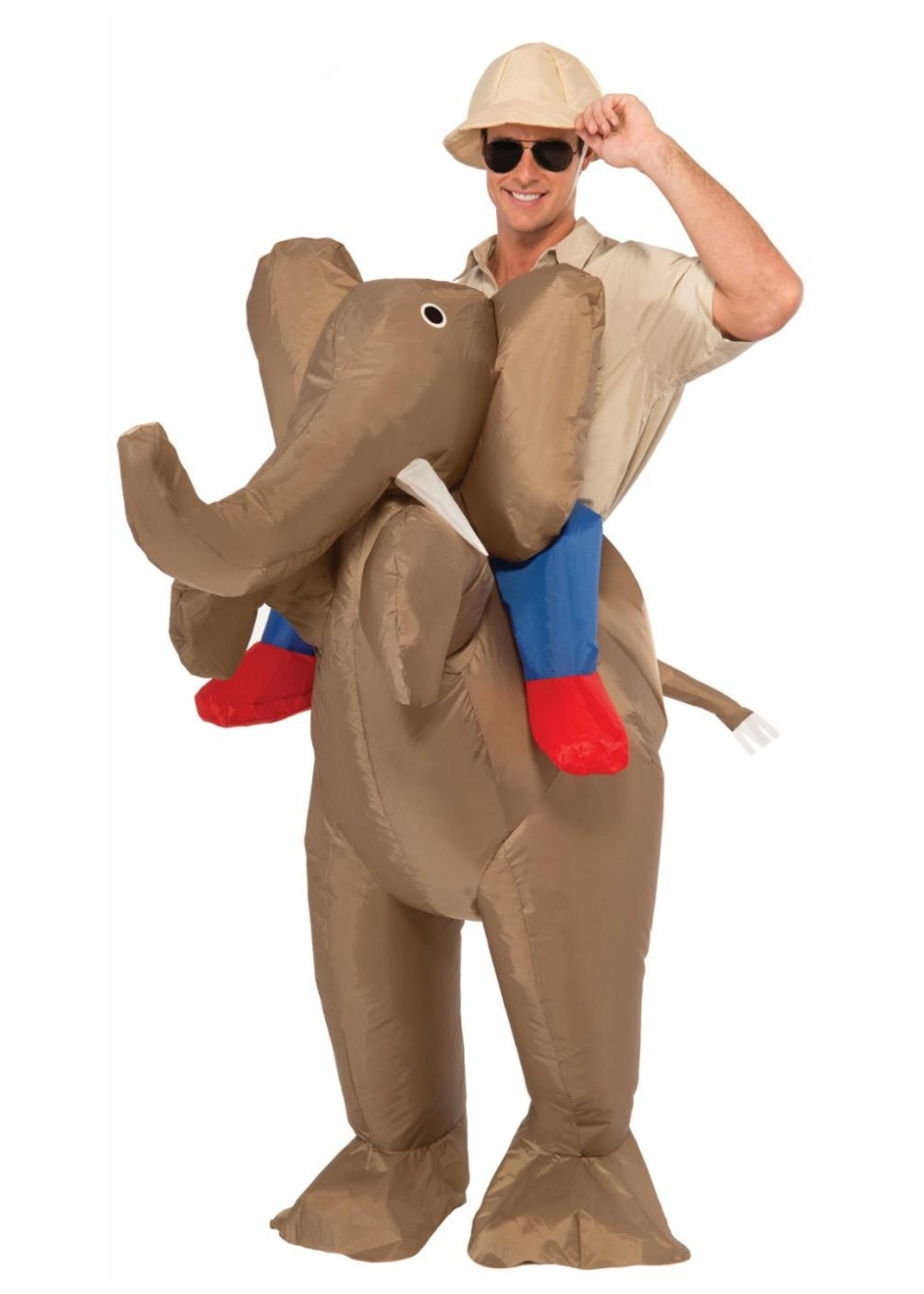 Inflatable Riding Elephant Costume