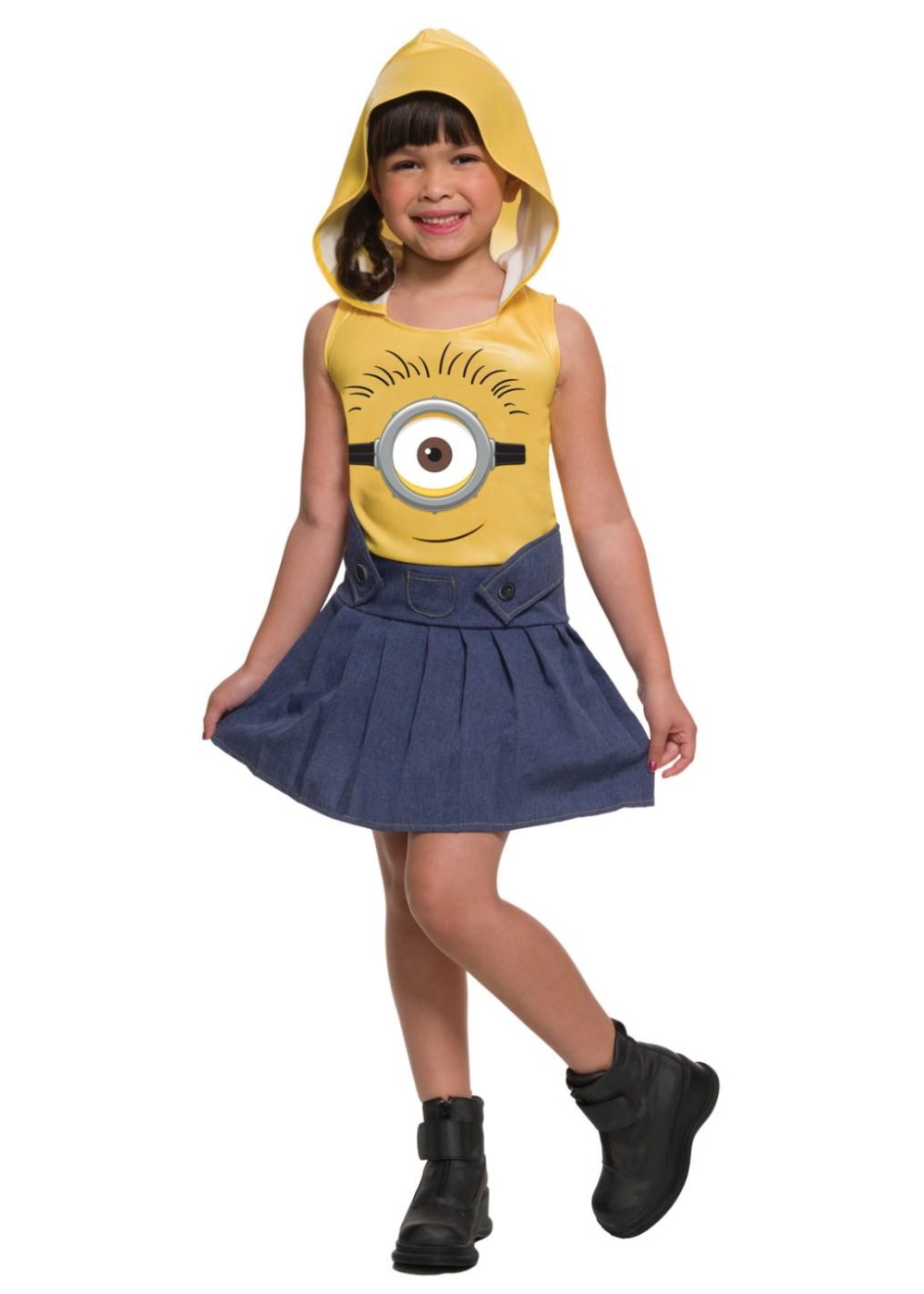 Kids Minions Movie Minion Face Girls Dress Costume