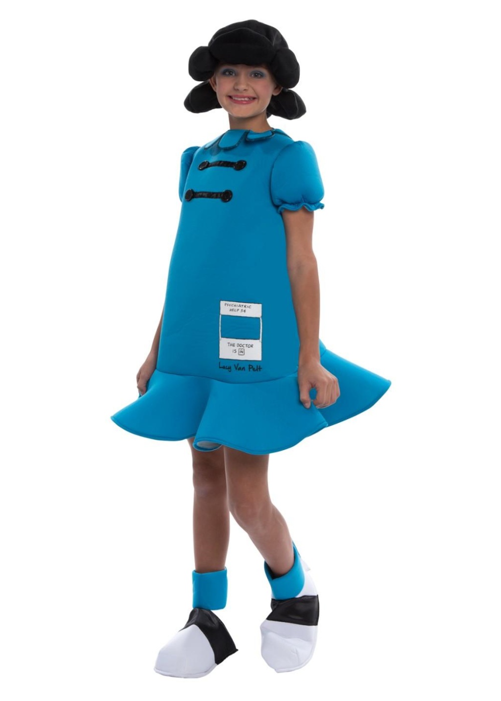 Kids Peanuts Lucy Girls Costume Deluxe