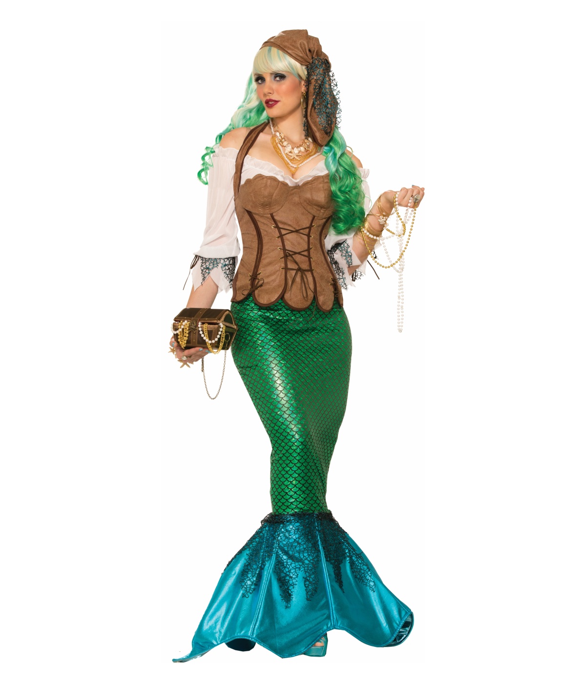 Renaissance Pirate Mermaid Womens Costume