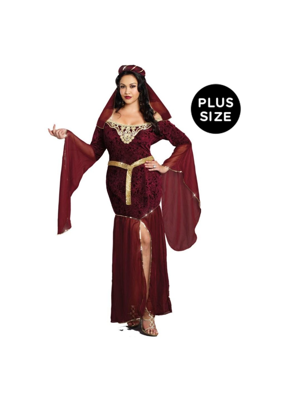 Medieval Mistress Renaissance Womens Plus Size Costume
