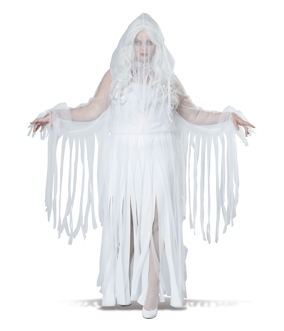 Spooky Ghostly Spirit Womens Plus Size Costume