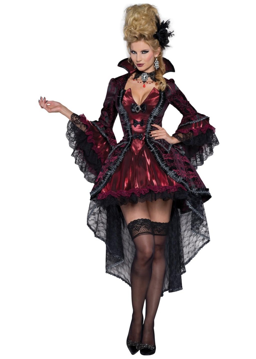 Victorian Vampire Vixen Women Costume