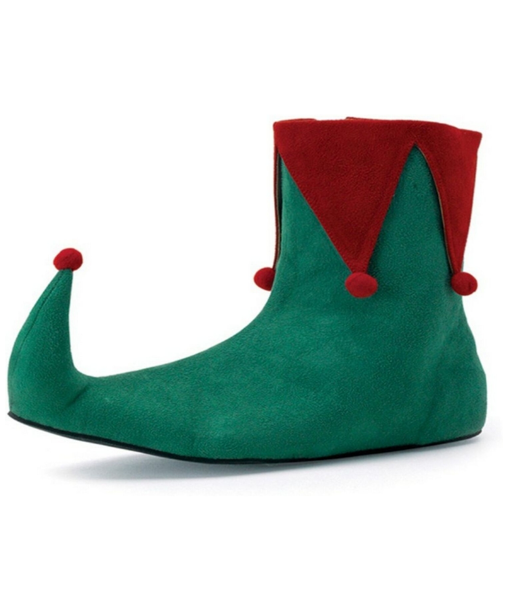 Red And Green Elf Shoes