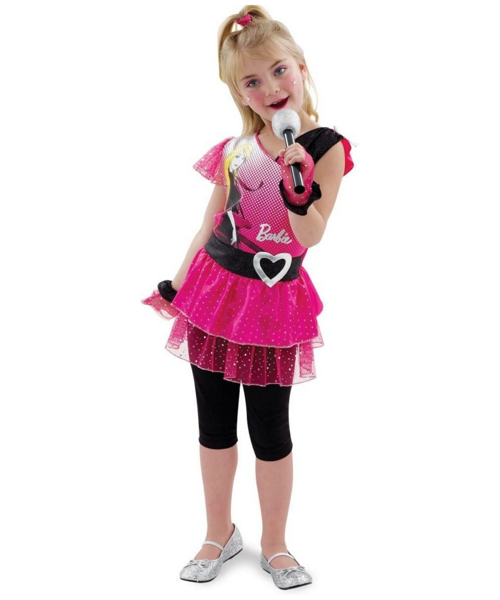 Rockin Diva Barbie Kids Costume
