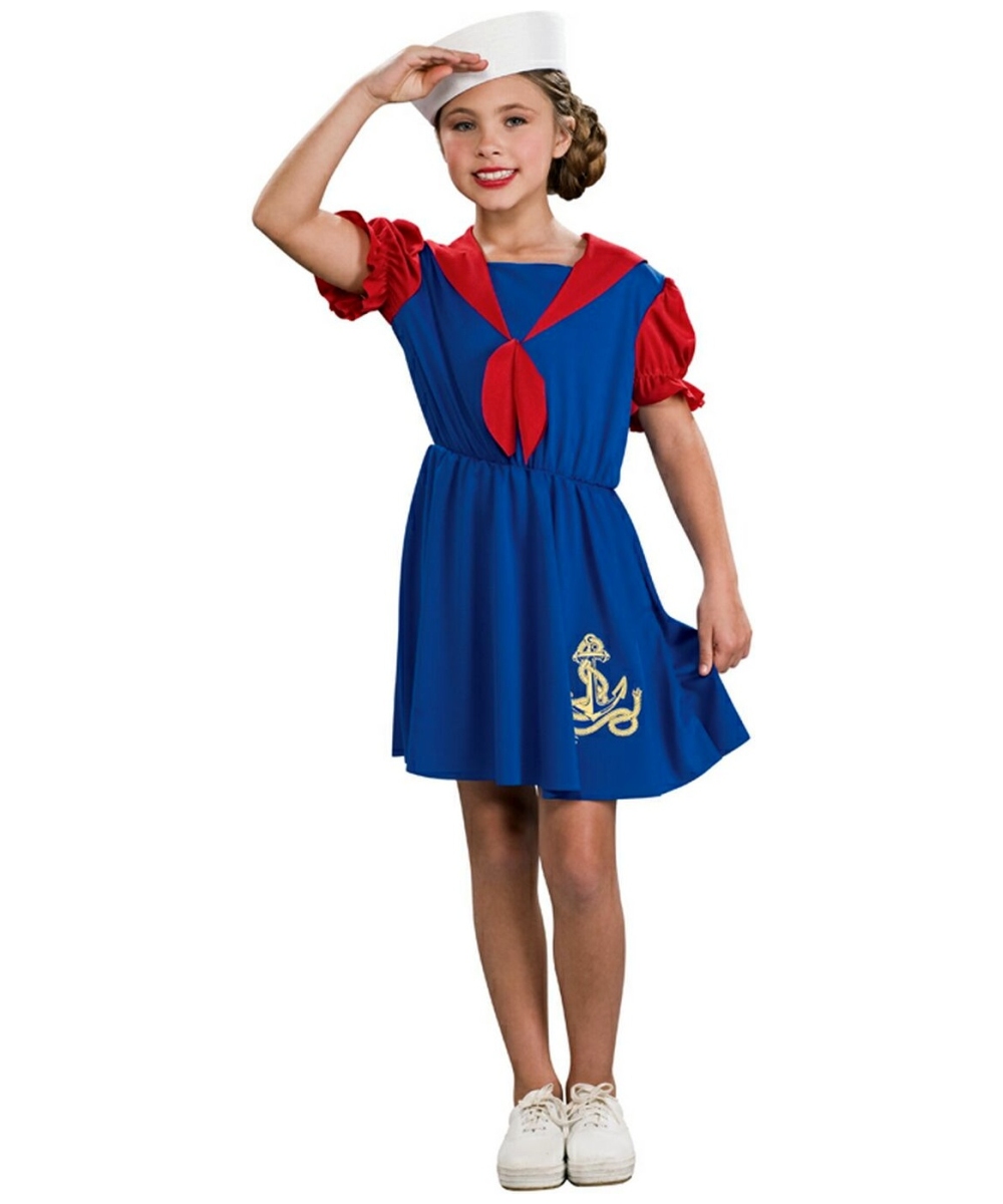 Kids Sailor Girl Child Costume