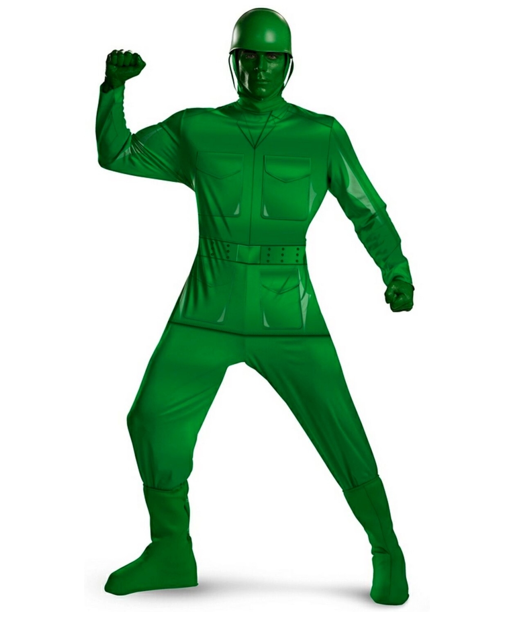 Toy Story Green Army Man Men Plus Size Costume Deluxe
