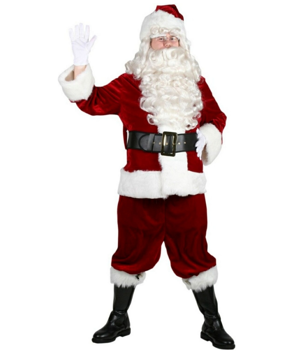 Velvet Complete Santa  Costume