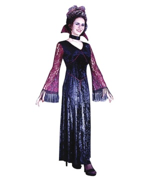 Gothic Lace Vampiress Women Costume