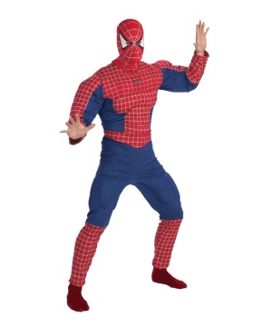 Spiderman Muscle Teen/ Men Costume deluxe