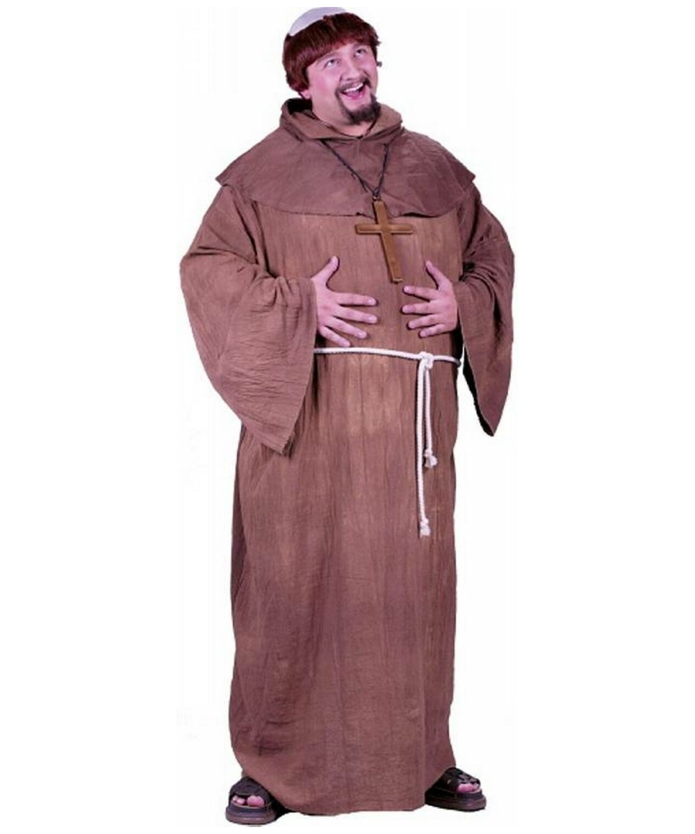  Medieval Monk plus size Costume