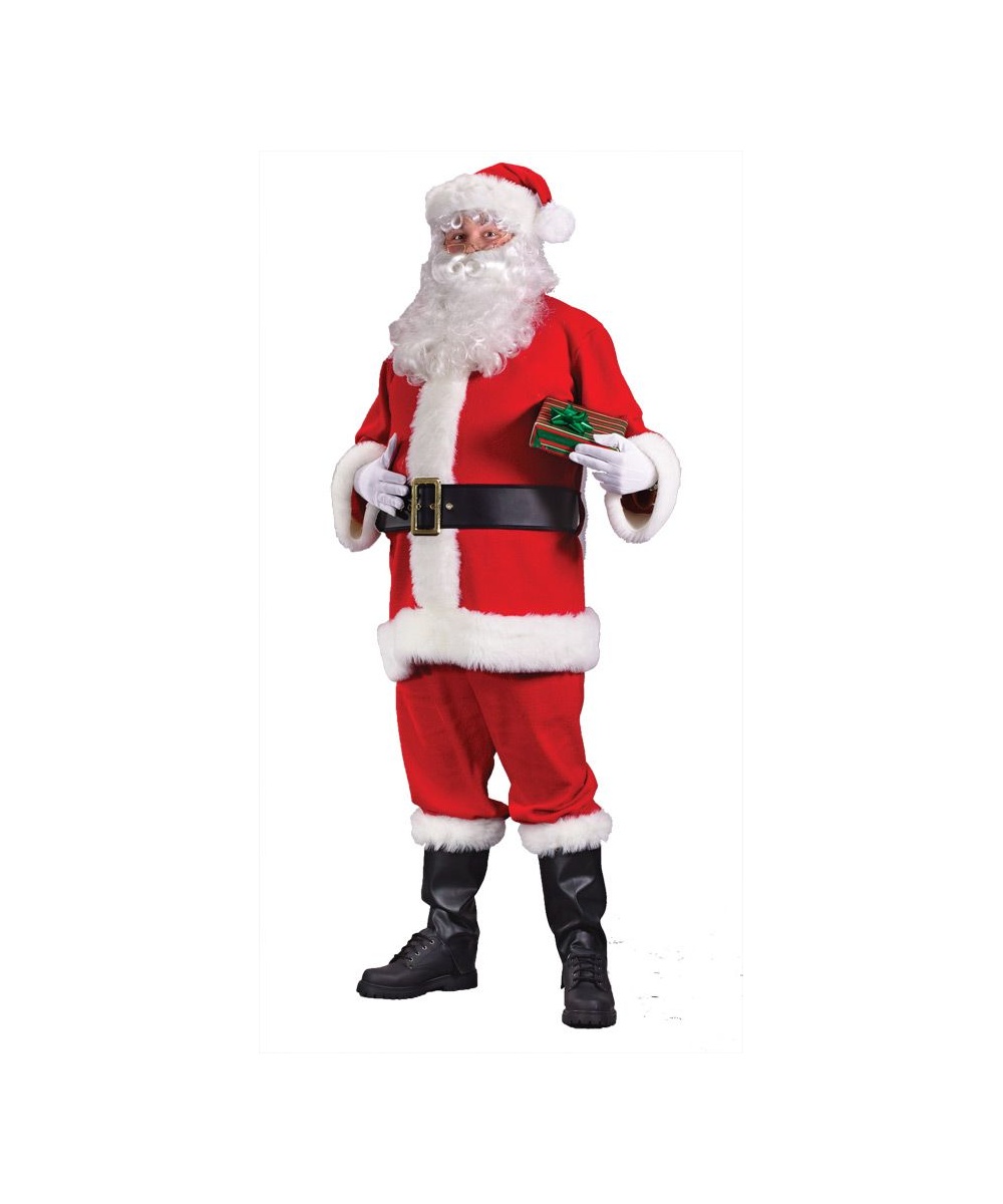  Mens Santa Suit Costume
