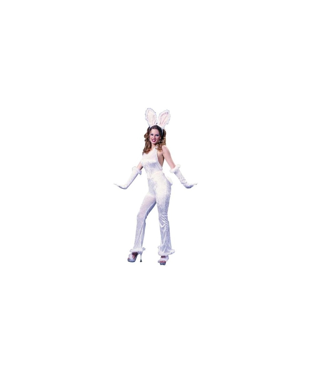  White Sexy Bunny Women Costume