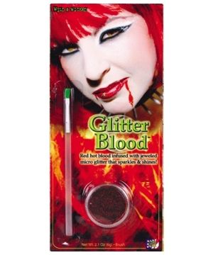 Blood Glitter Gel Costume Makeup