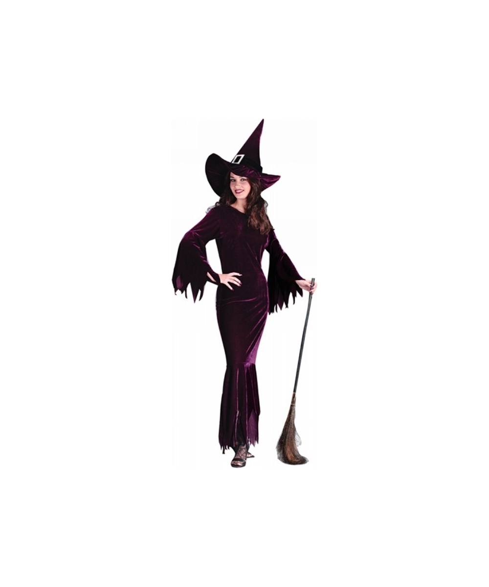  Elegant Plum Witch Women Costume