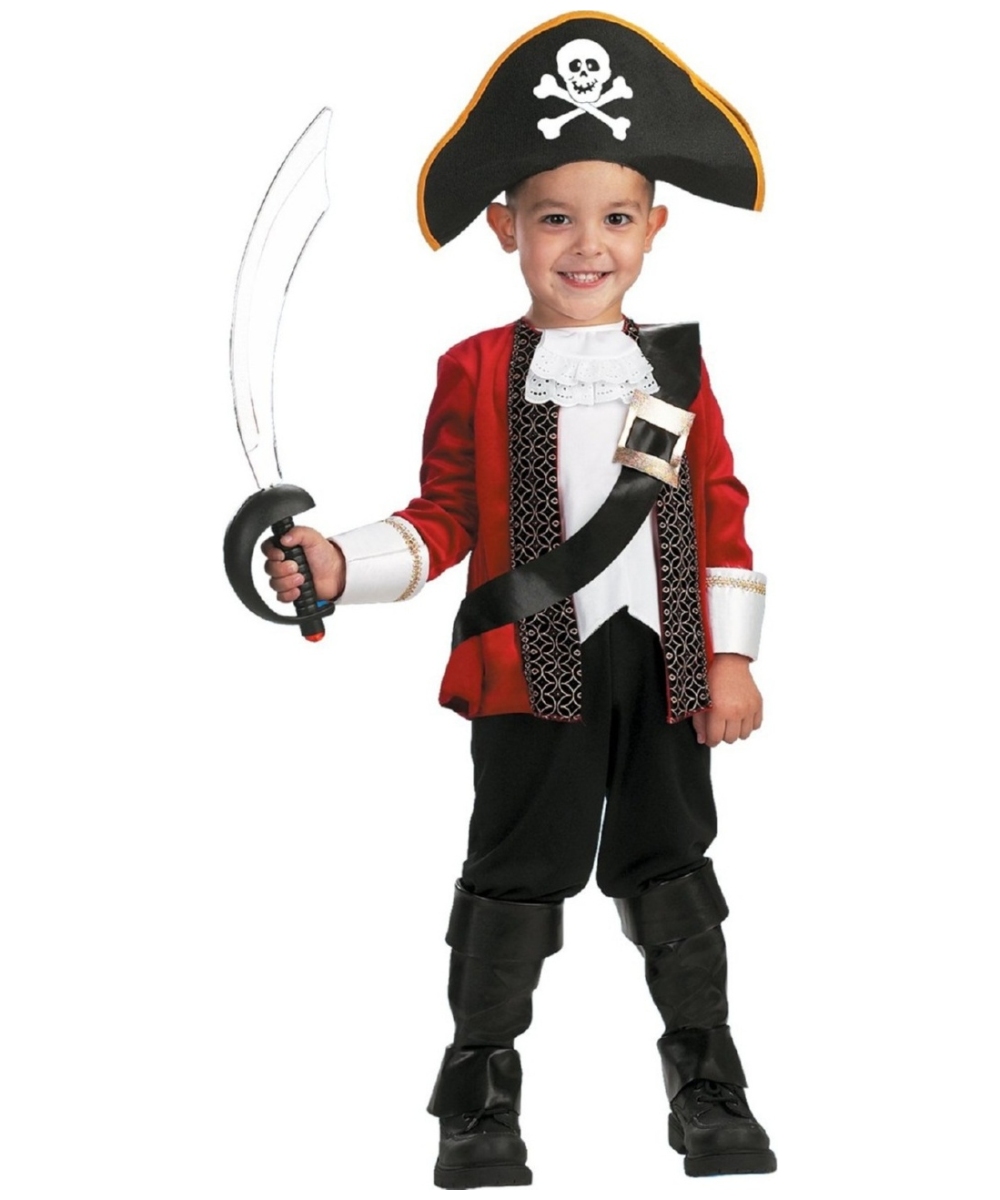  Pirate El Capitan Boys Costume