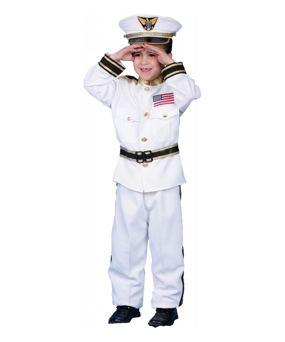  Boys Navy Admiral Costume