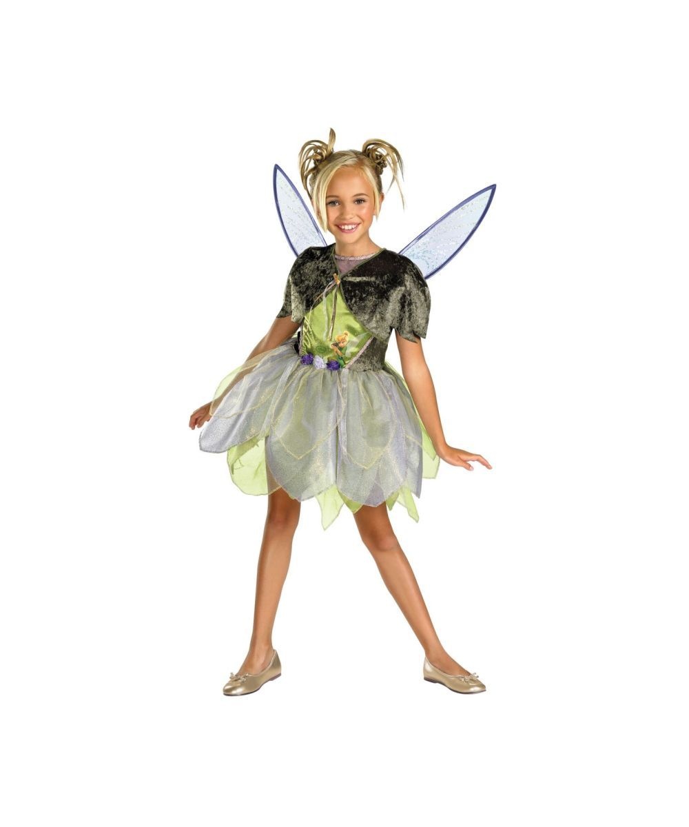  Fairy Tinkerbell Disney Girl Costume