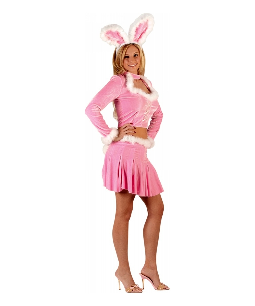  Pink Sexy Bunny Costume