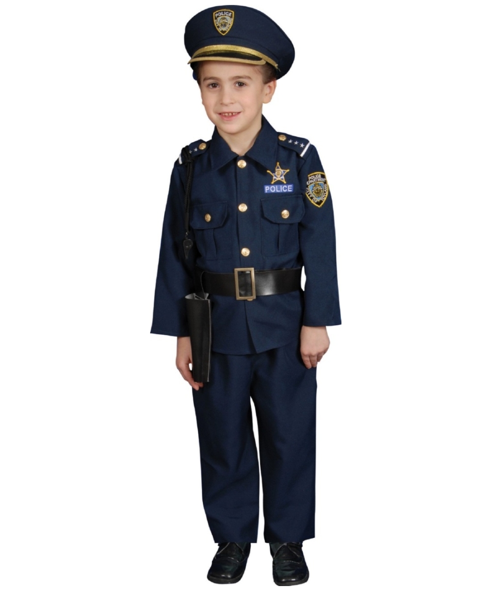 Police Officer Boys Costume