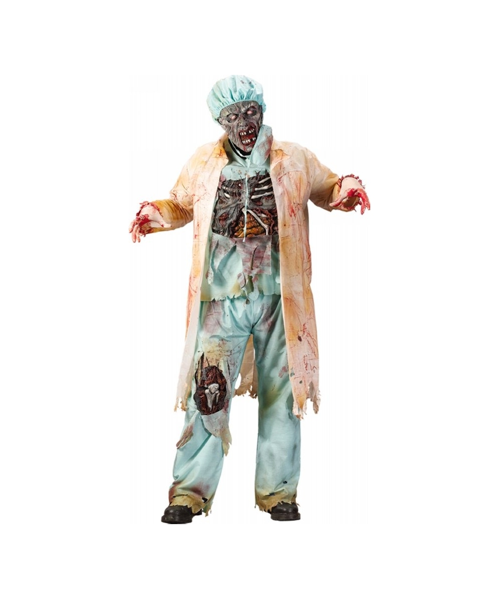  Zombie Doctor Scary Mens Costume