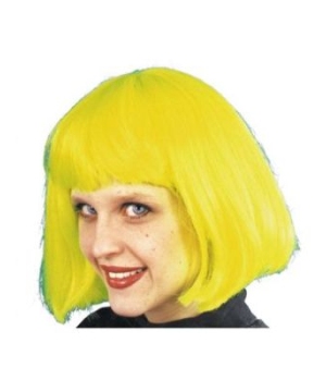 Cindy Neon Yellow/green Wig