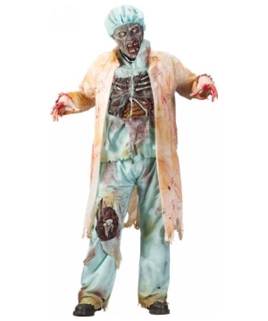 Zombie Doctor Men plus size Costume