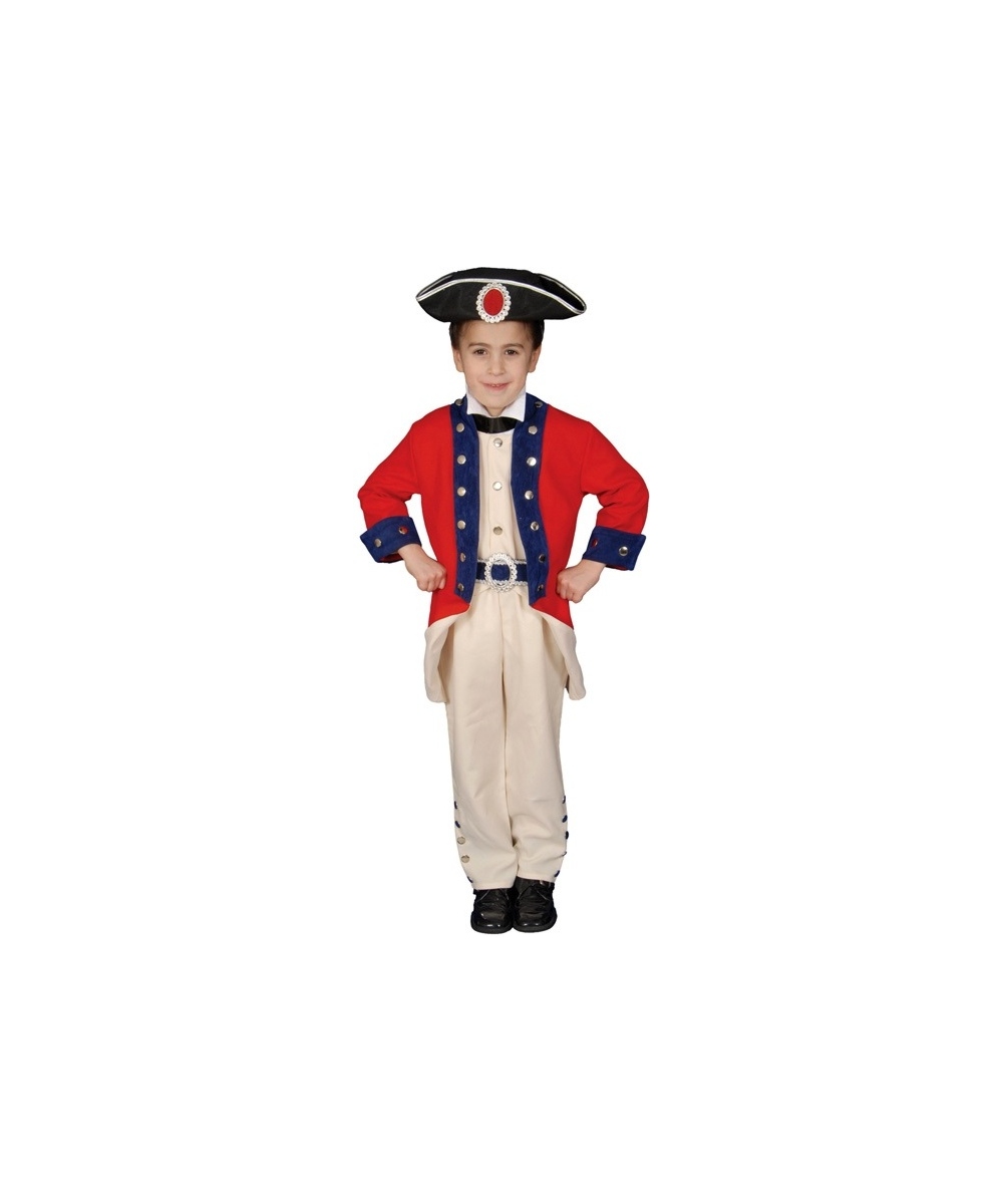  Colonial Soldier Kids Costume