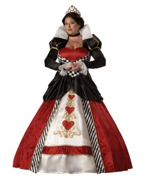 Queen of Hearts plus size Women Costume deluxe