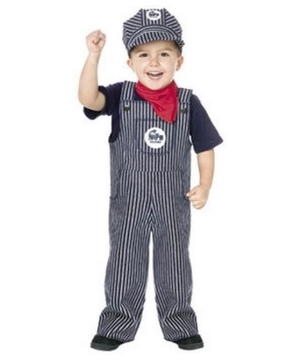  Train Engineer Toddler Costume