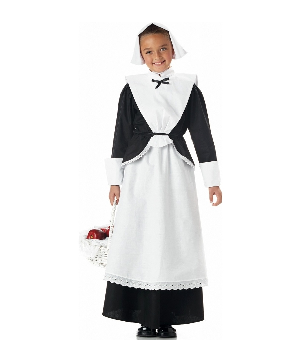  Pilgrim Girl Costume