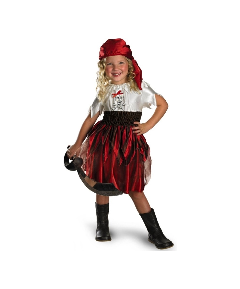  Sassy Swashbuckler Toddler Girl Costume