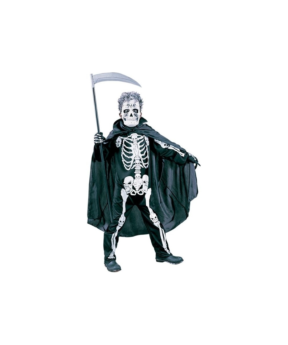  Scary Skeleton Boys Costume