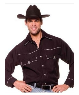 Cowboy Shirt Male Adult Costume