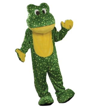 Plush Frog Mascot Adult Costume