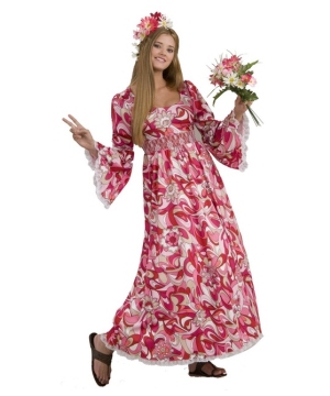 Long Flower Adult Costume