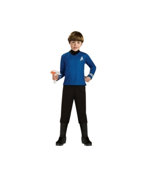 Star Trek Blue Shirt- deluxe Kids Costume