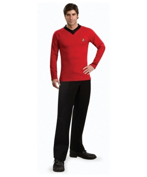 Deluxe Star Trek Red Shirt Men Costume