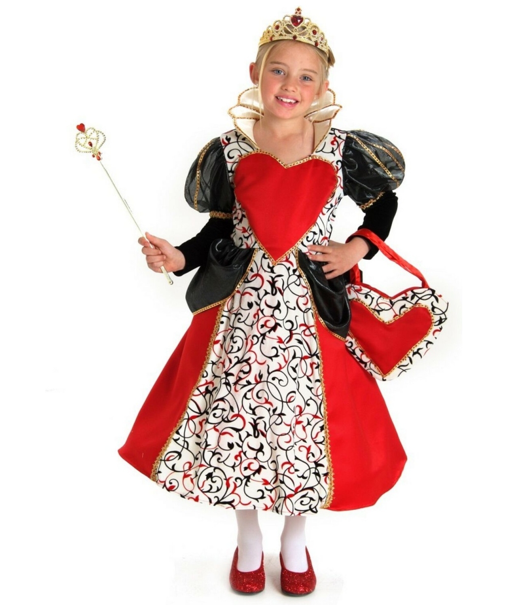  Girls Queen Hearts Costume
