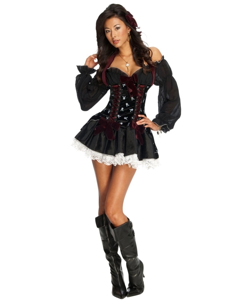 Adult Playboy Swashbuckler Pirate Sexy Costume Women Costumes 3847