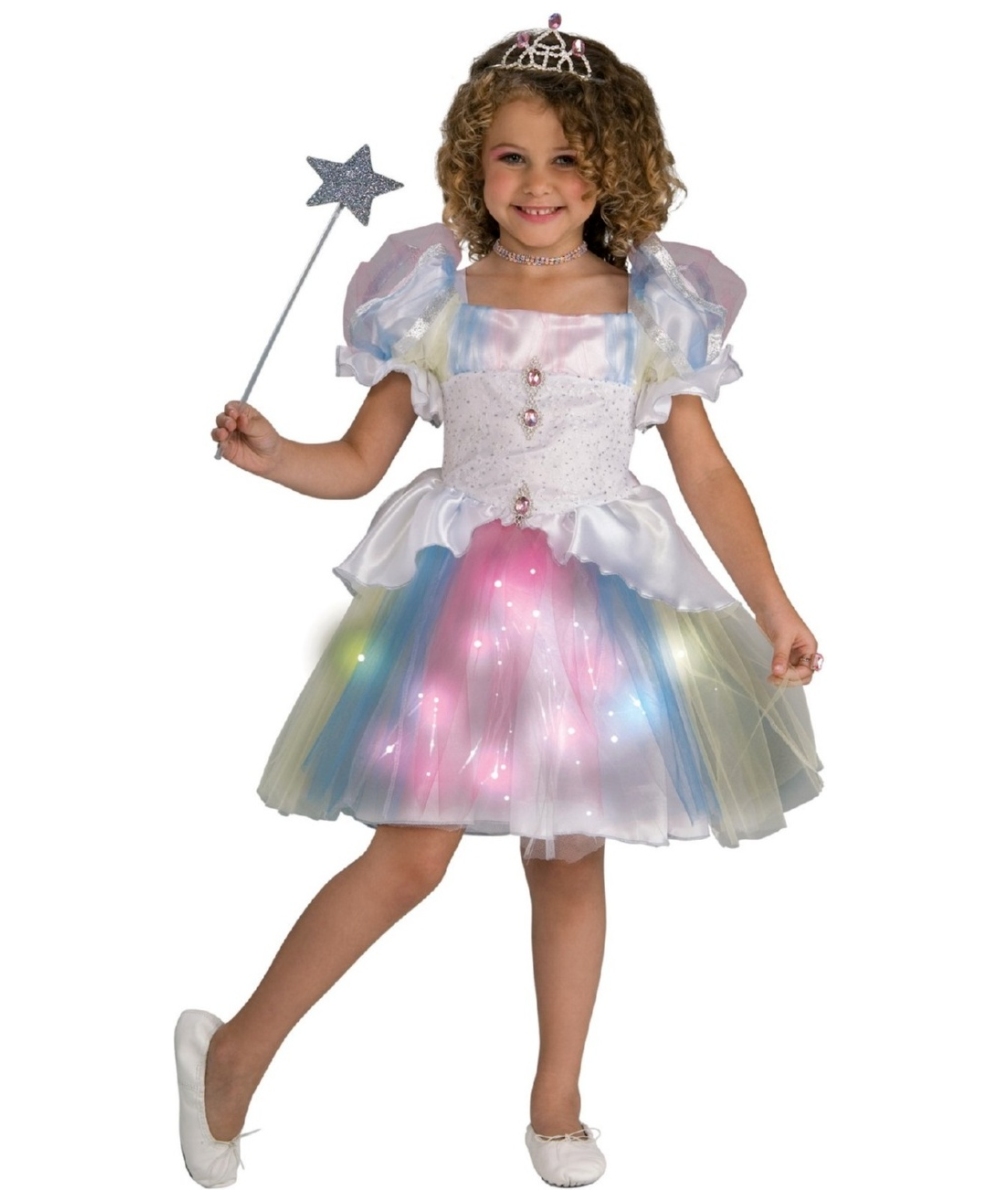  Rainbow Ballerina Girls Costume