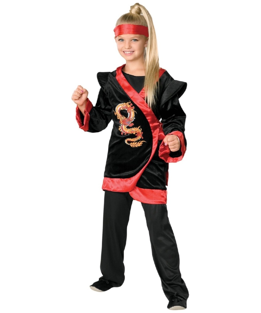  Red Dragon Ninja Child Costume