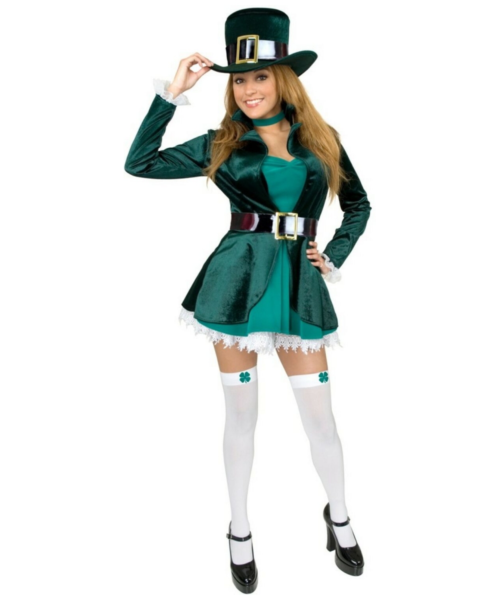 Adult Sexy Leprechaun Irish Costume Women Costumes