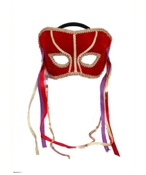 Red Couples Mask - Venetian Mask