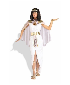 White Cleopatra Women Halloween Costume