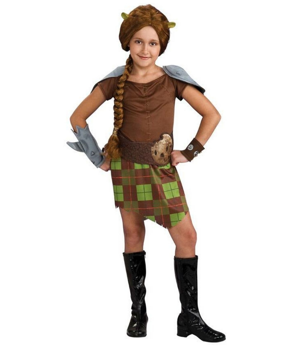  Girls Fiona Warrior Costume