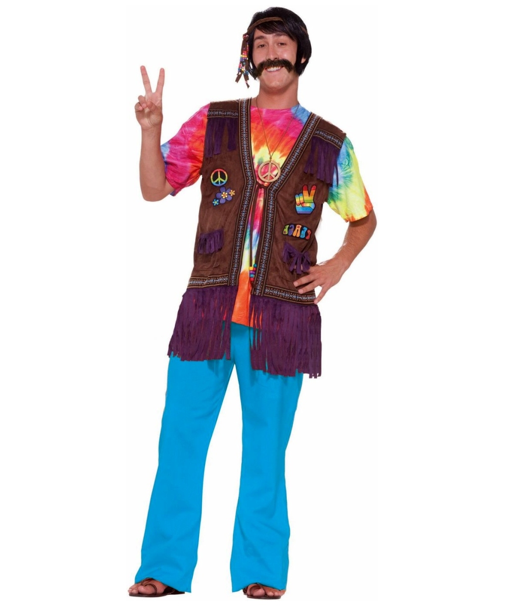  Hippie Peace Vest Costume