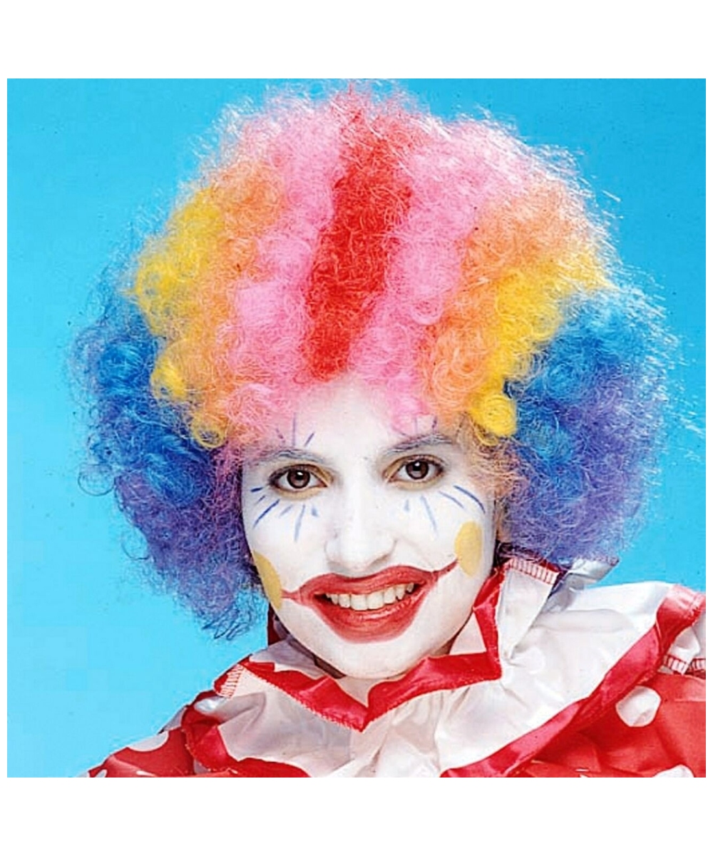  Rainbow Clown Wig
