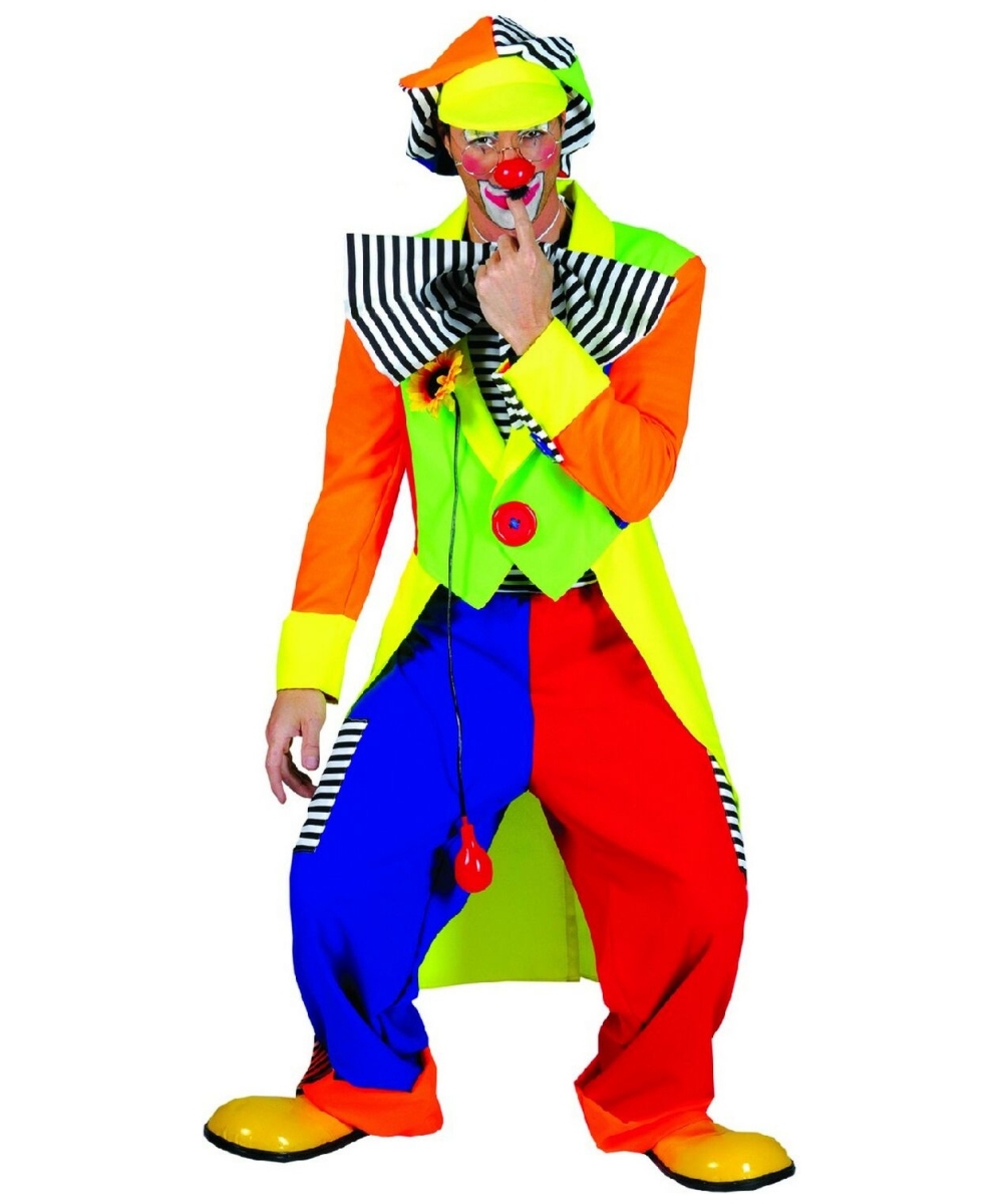  Spanky Stripes Clown Costume